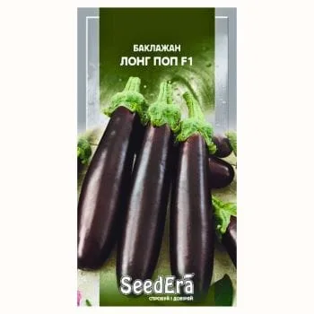 🍆Баклажан Лонг Поп F1 0,3 г (SeedEra) » Village-Agro