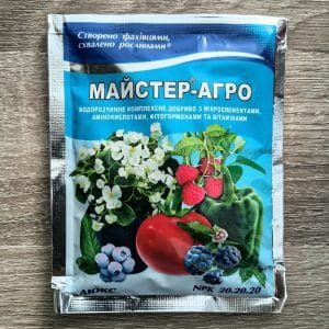 Мастер Люкс, добриво з NPK 20-20-20, 100 г